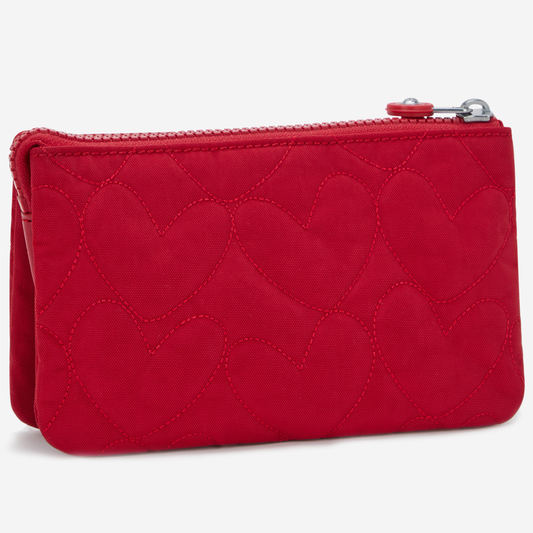 KIPLING Creativity L Many Hearts Red Large purse I8571-1HU