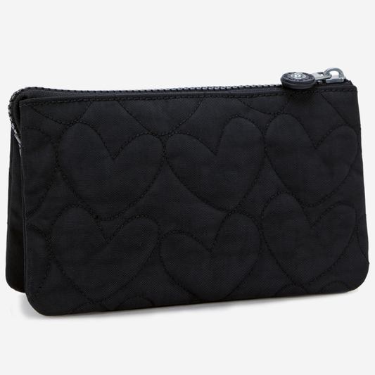 KIPLING Creativity L Many Hearts Bla Large purse I8571-2KN