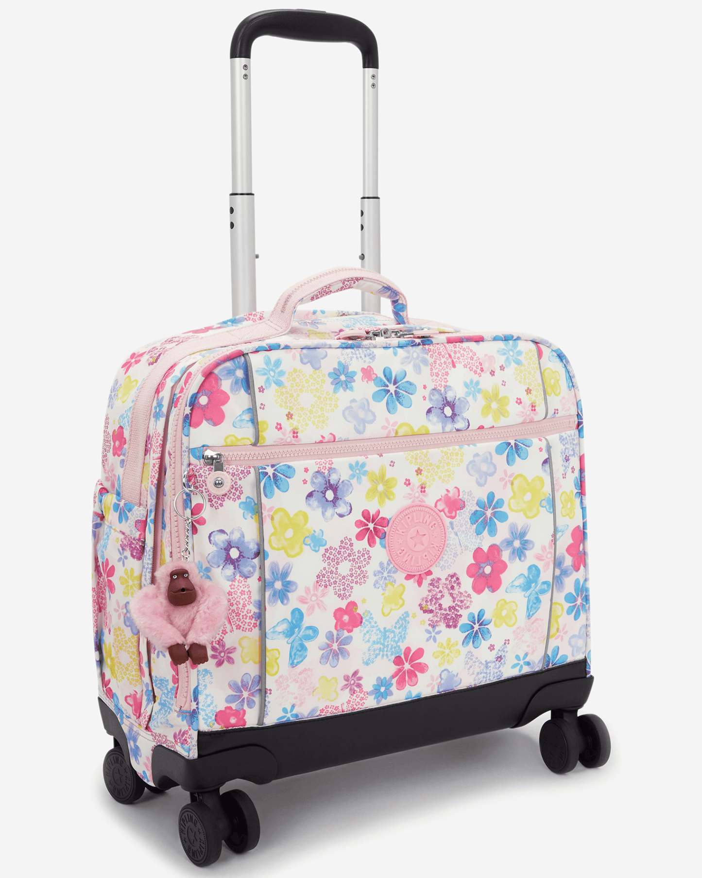 Kipling New Storia Flower Stamp حقيبة كبيرة بعجلات I4847-8EM