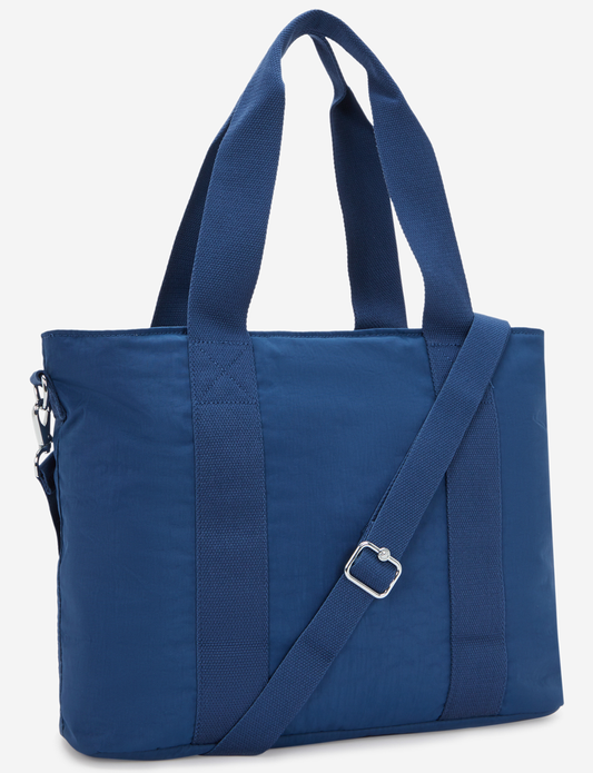 KIPLING Minta L Up حقيبة كبيرة كاجوال زرقاء (مع حزام كتف قابل للإزالة) I8258-5PZ