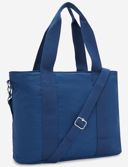 KIPLING Minta L Up حقيبة كبيرة كاجوال زرقاء (مع حزام كتف قابل للإزالة) I8258-5PZ