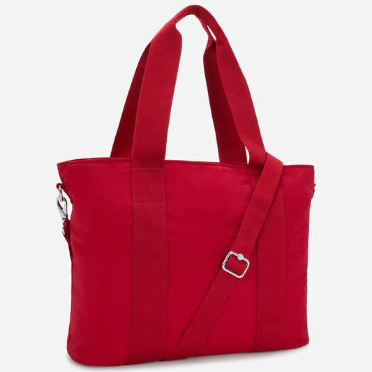 KIPLING Minta L Up Ruby Red Large tote (with removable shoulderstrap) I8258-1NW