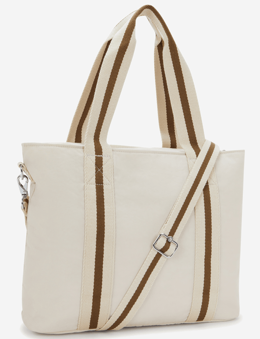 KIPLING Minta L Up حقيبة توت كبيرة من Soft Sand (مع حزام كتف قابل للإزالة) I8258-9LO