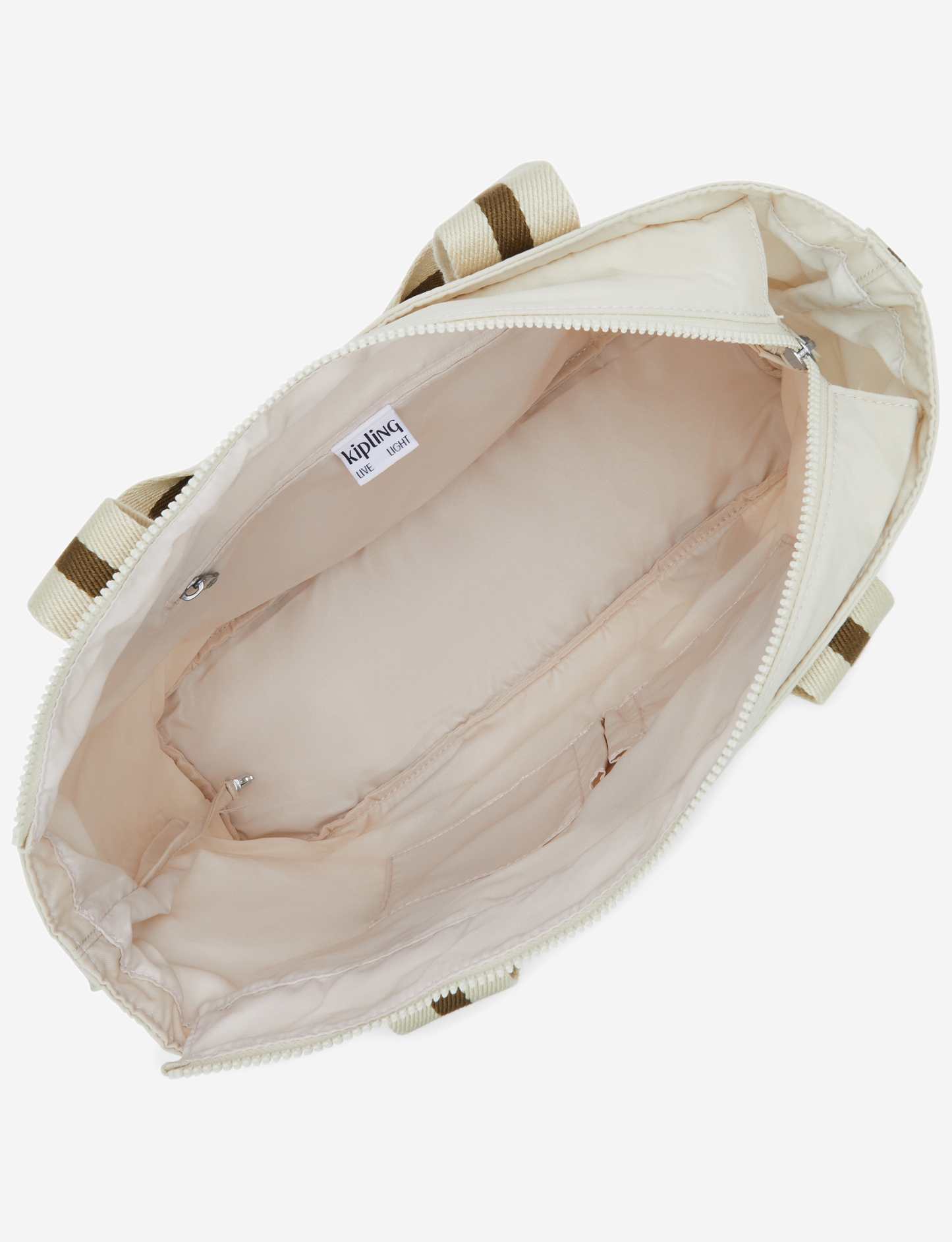 KIPLING Minta L Up حقيبة توت كبيرة من Soft Sand (مع حزام كتف قابل للإزالة) I8258-9LO