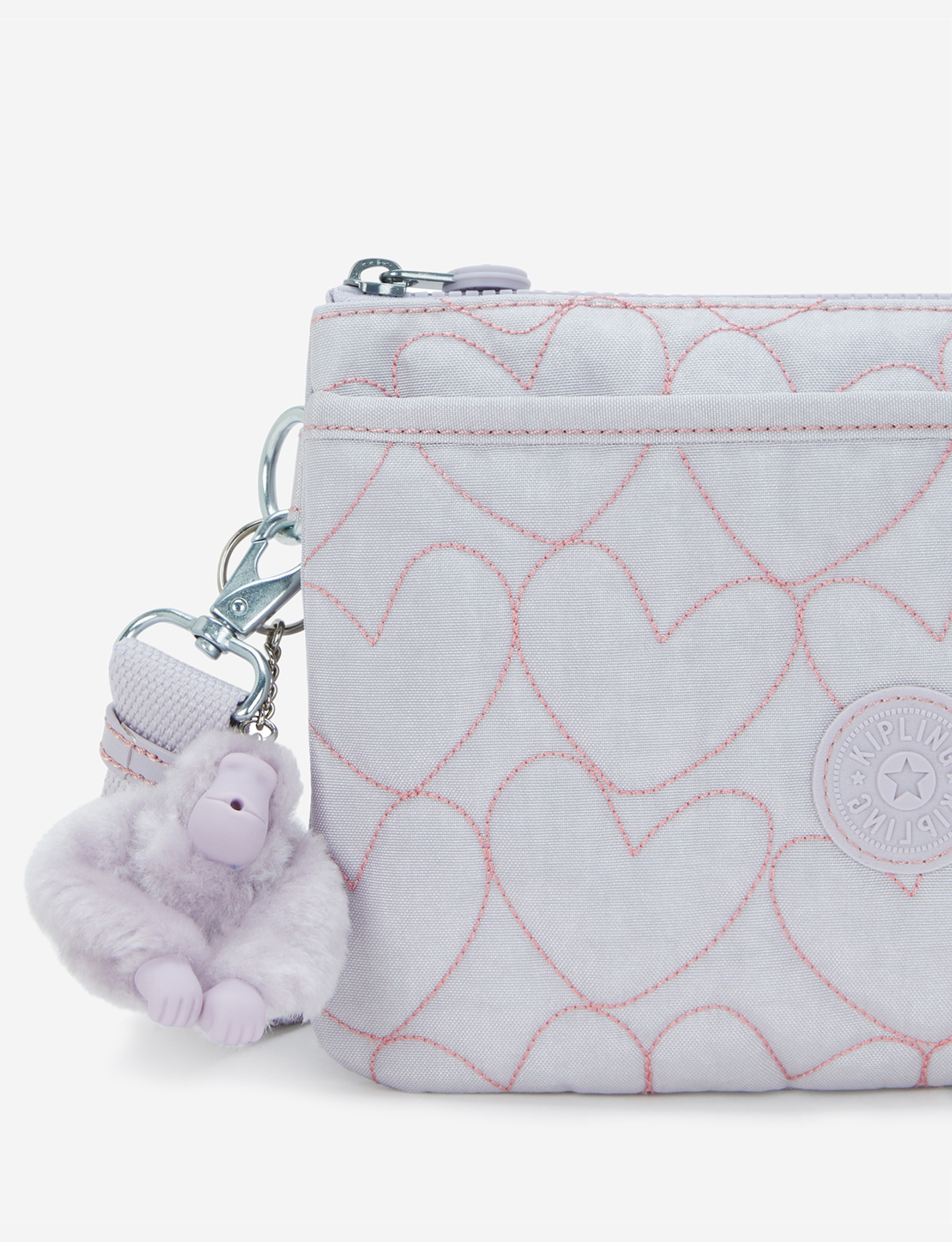 KIPLING Riri Hearts Shimmer Small crossbody (مع حزام كتف قابل للإزالة) I8693-MO6