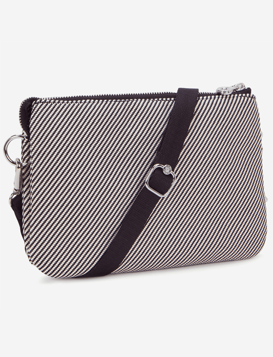 KIPLING حقيبة كروسبودي صغيرة بتصميم قطري ريري Jq (مع حزام كتف قابل للإزالة) I8043-4SY
