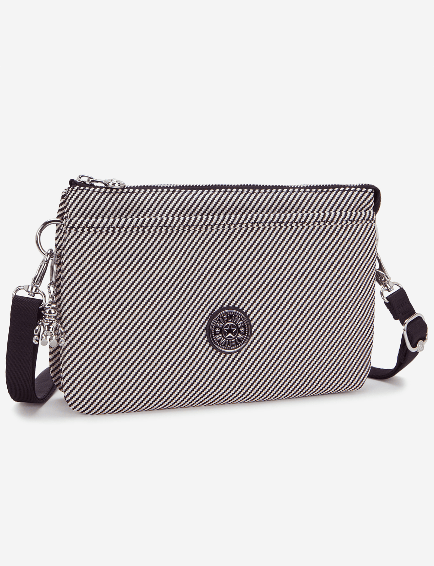 KIPLING حقيبة كروسبودي صغيرة بتصميم قطري ريري Jq (مع حزام كتف قابل للإزالة) I8043-4SY