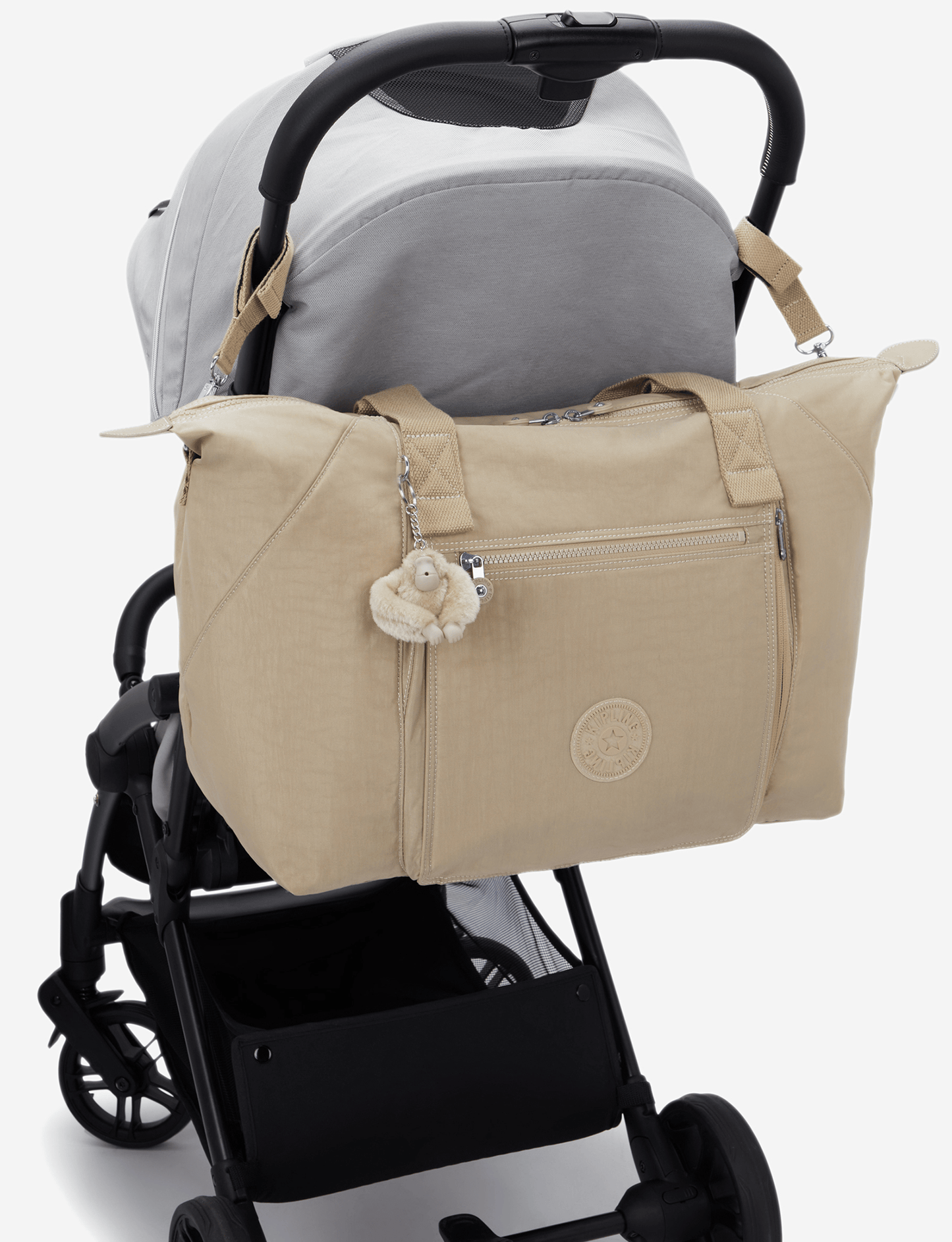 حقيبة كيبلينج نيو آرت إم للأطفال (Soft Taupe) كبيرة (مع حصيرة تغيير الحفاضات) I9928-4PW