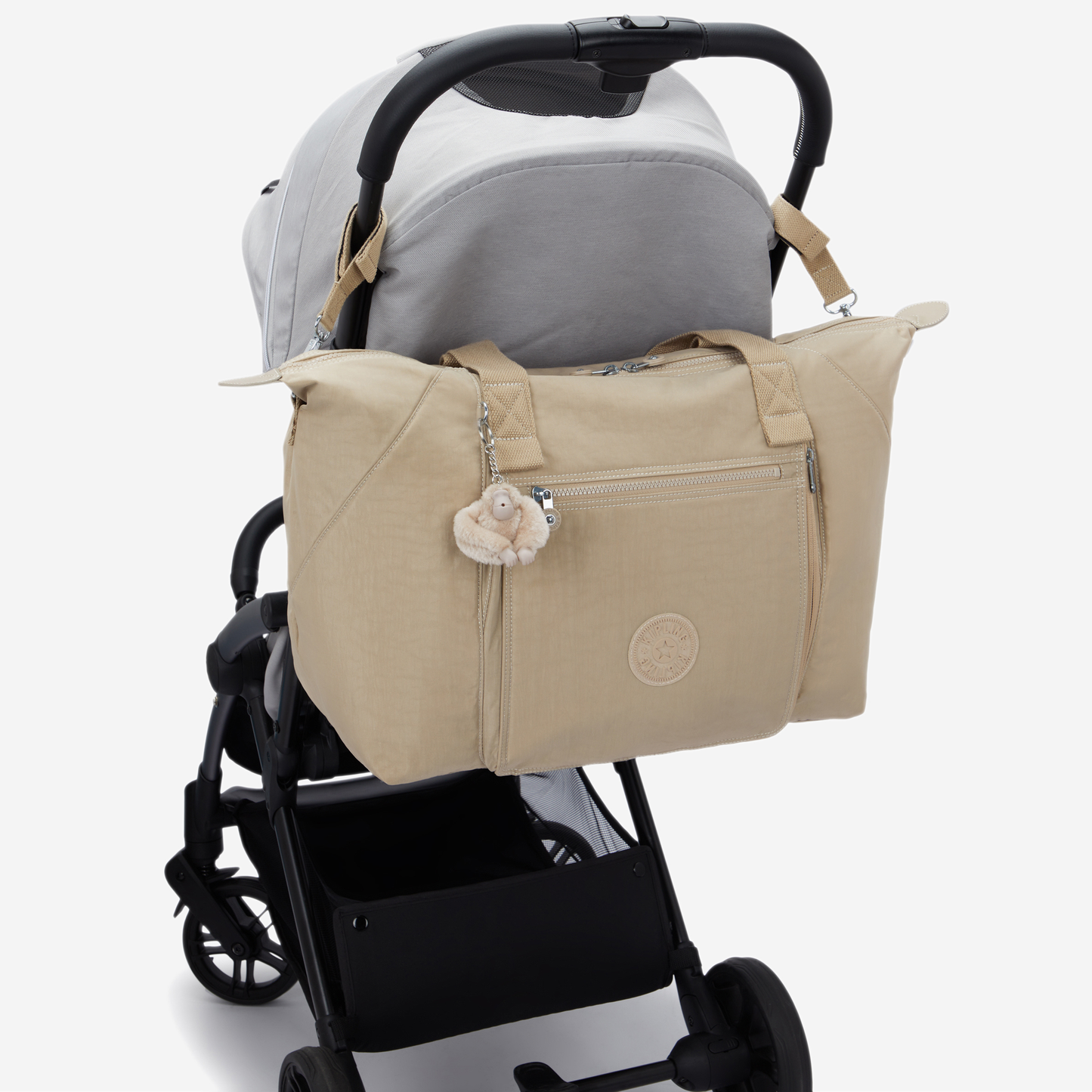 حقيبة كيبلينج نيو آرت إم للأطفال (Soft Taupe) كبيرة (مع حصيرة تغيير الحفاضات) I9928-4PW