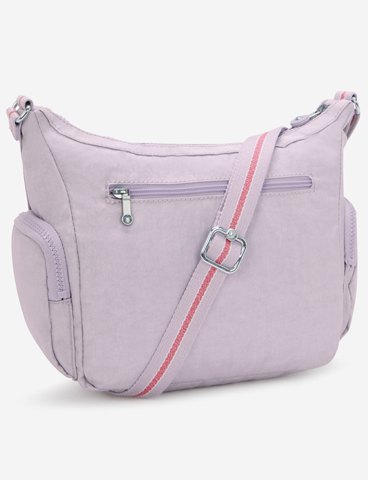 KIPLING Gabbie S Lilac Shimmer Medium crossbody I2532-9GO