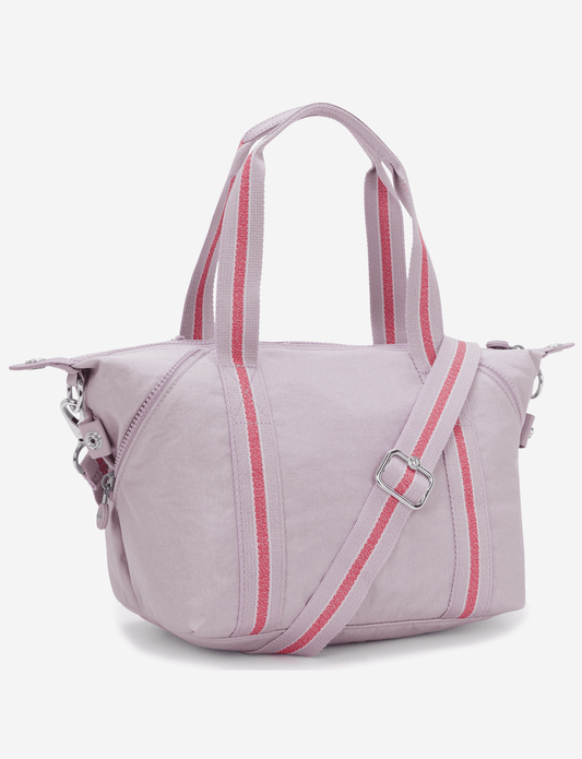 KIPLING Art Mini Lilac Shimmer حقيبة يد صغيرة (مع حزام كتف قابل للإزالة) 15410-9GO