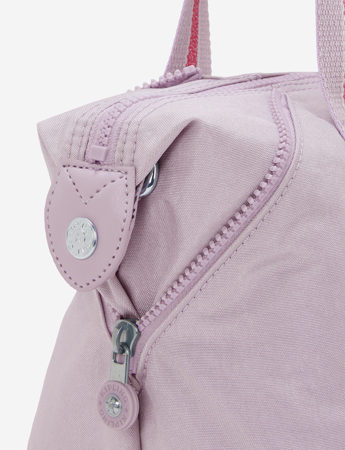 KIPLING Art Mini Lilac Shimmer حقيبة يد صغيرة (مع حزام كتف قابل للإزالة) 15410-9GO