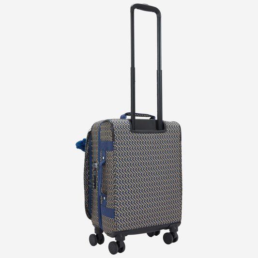 KIPLING Spontaneous S Blue on Wire حقيبة أمتعة صغيرة بعجلات I7211-9PC