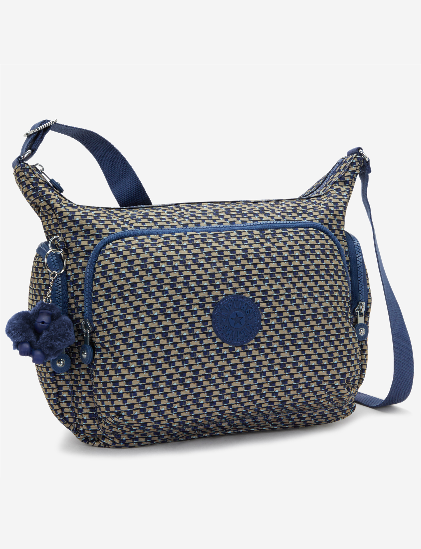 حقيبة كروسبودي كبيرة KIPLING Gabb Blue on Wire I6525-9PC