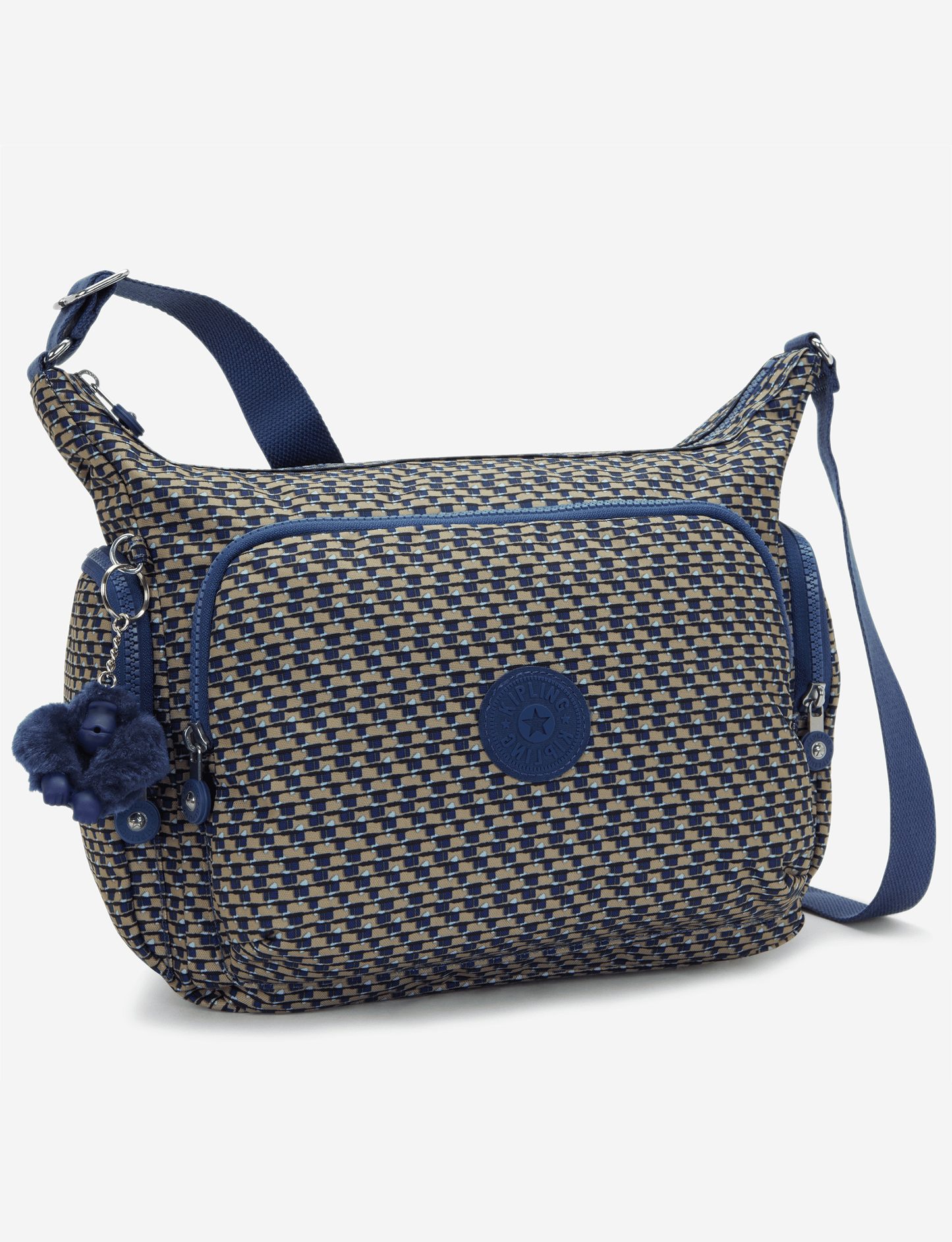 حقيبة كروسبودي كبيرة KIPLING Gabb Blue on Wire I6525-9PC