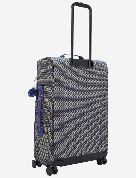 KIPLING Jet M Blue on Wire حقيبة أمتعة متوسطة بعجلات I9613-9PC