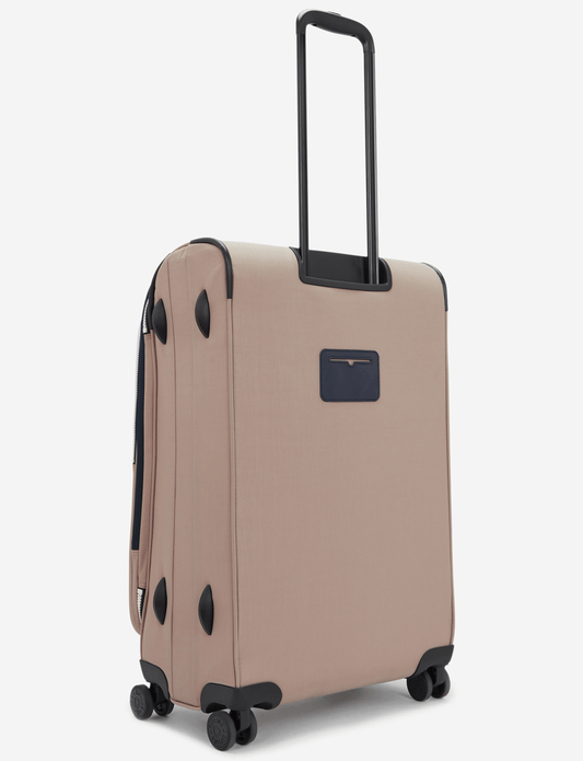 KIPLING New Youri Spin M Soft Taupe C حقيبة سفر بعجلات متوسطة قابلة للتوسيع I7706-7ML
