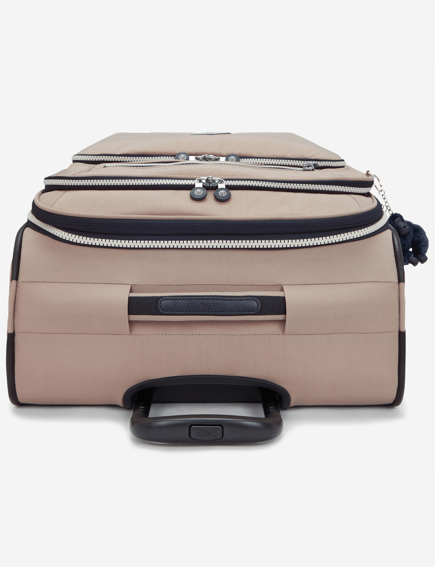 KIPLING New Youri Spin M Soft Taupe C حقيبة سفر بعجلات متوسطة قابلة للتوسيع I7706-7ML