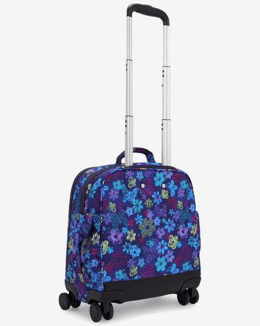 Kipling New Storia S Dark Flwr Stamp حقيبة بعجلات متوسطة I8671-4FM