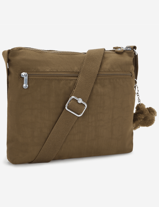 KIPLING Alvar Smooth Khaki حقيبة كروس متوسطة 13335-1NA