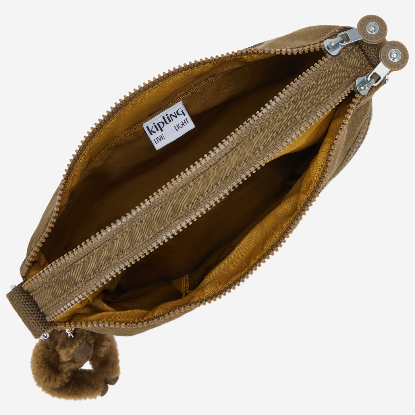 KIPLING Alvar Smooth Khaki Medium crossbody 13335-1NA