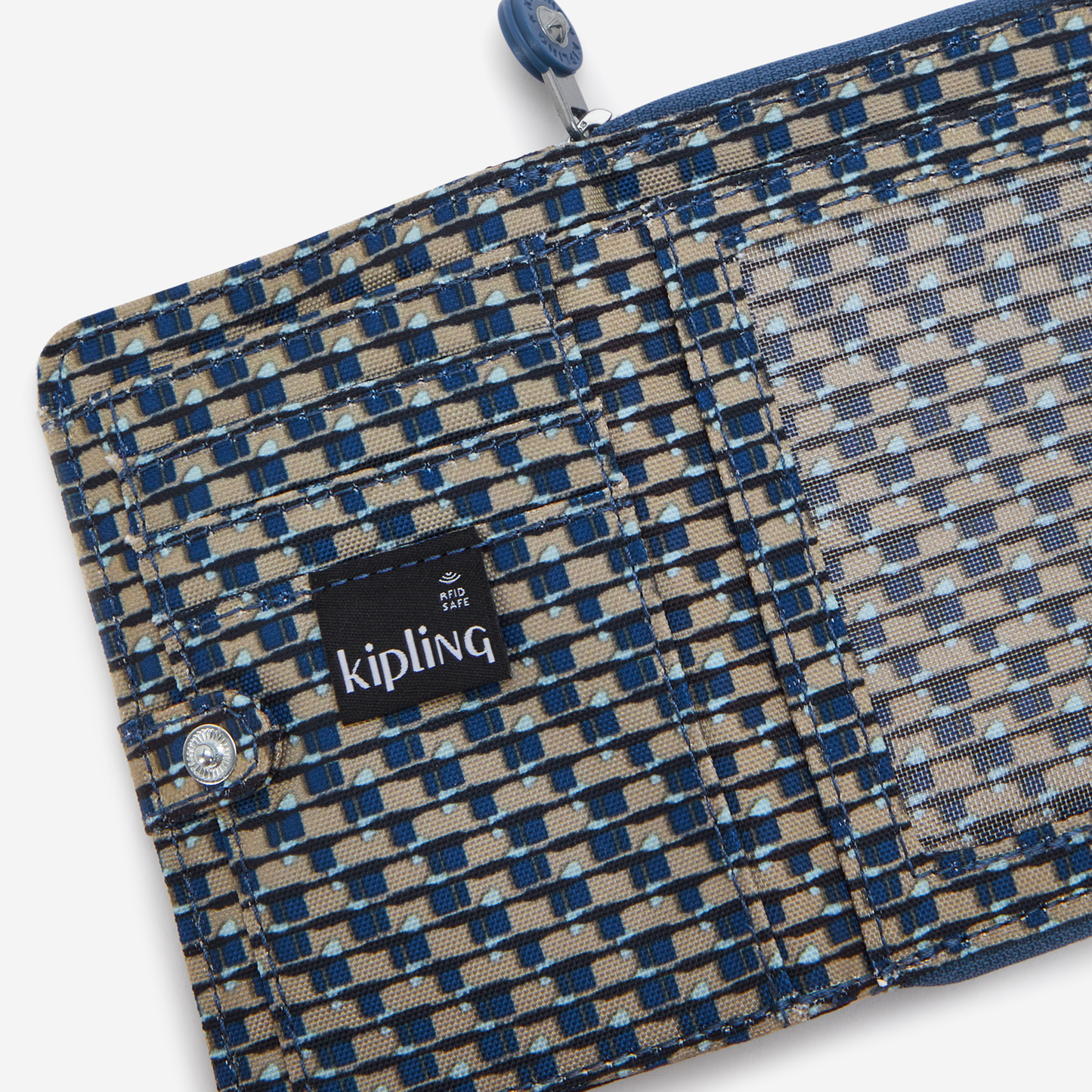 KIPLING Money Love Blue on Wire محفظة متوسطة I6791-9PC