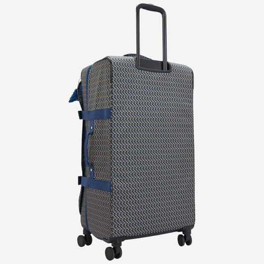 KIPLING Spontaneous L Blue on Wire Large wheeled luggage I3397-9PC