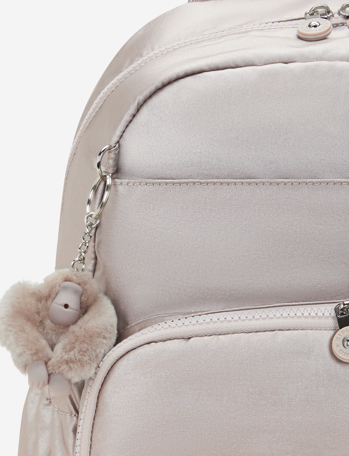 KIPLING Maisie Metallic Glow Medium حقيبة ظهر للأطفال (مع حصيرة تغيير الحفاضات) I5294-48I