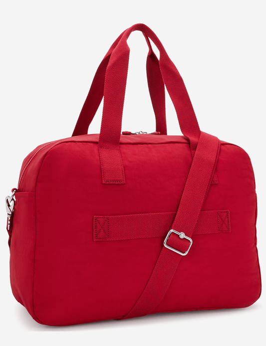 KIPLING Defea Xl حقيبة عطلة نهاية الأسبوع متوسطة الحجم بلون أحمر ياقوتي I3958-1NW