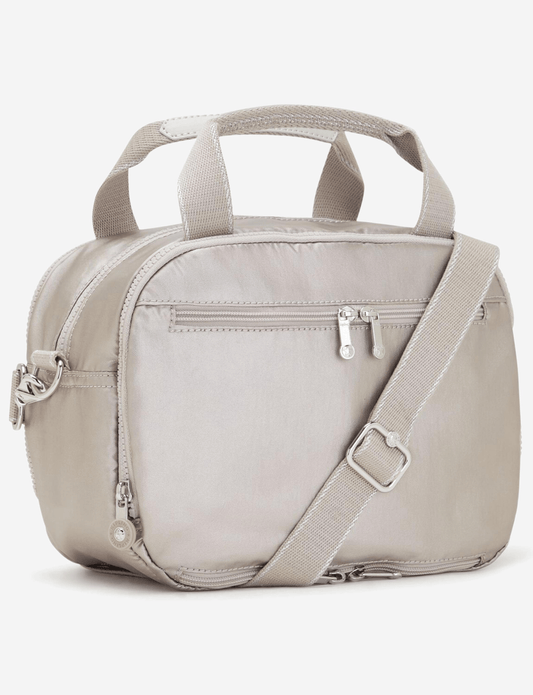 KIPLING Palmbeach حقيبة أدوات الزينة الكبيرة Metallic Glow (مع كم عربة) 25747-48I