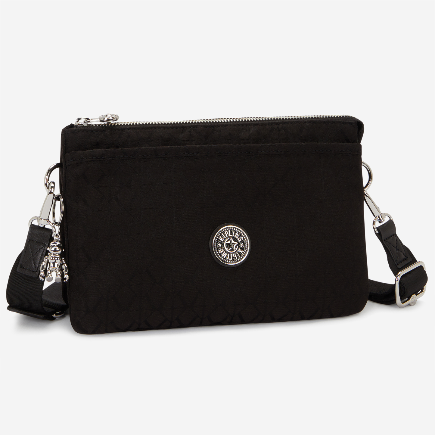 KIPLING Riri Noir Sign Jq Small crossbody (with removable shoulderstrap) I8043-4NW