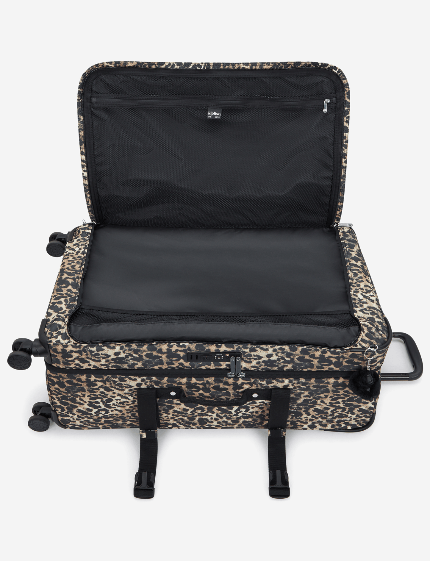 حقيبة سفر بعجلات كبيرة KIPLING Spontaneous L Wild Leopard I3397-6JP
