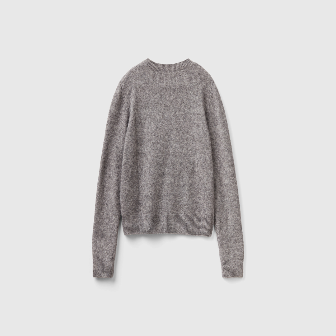 Wool Blend Raised Sweater