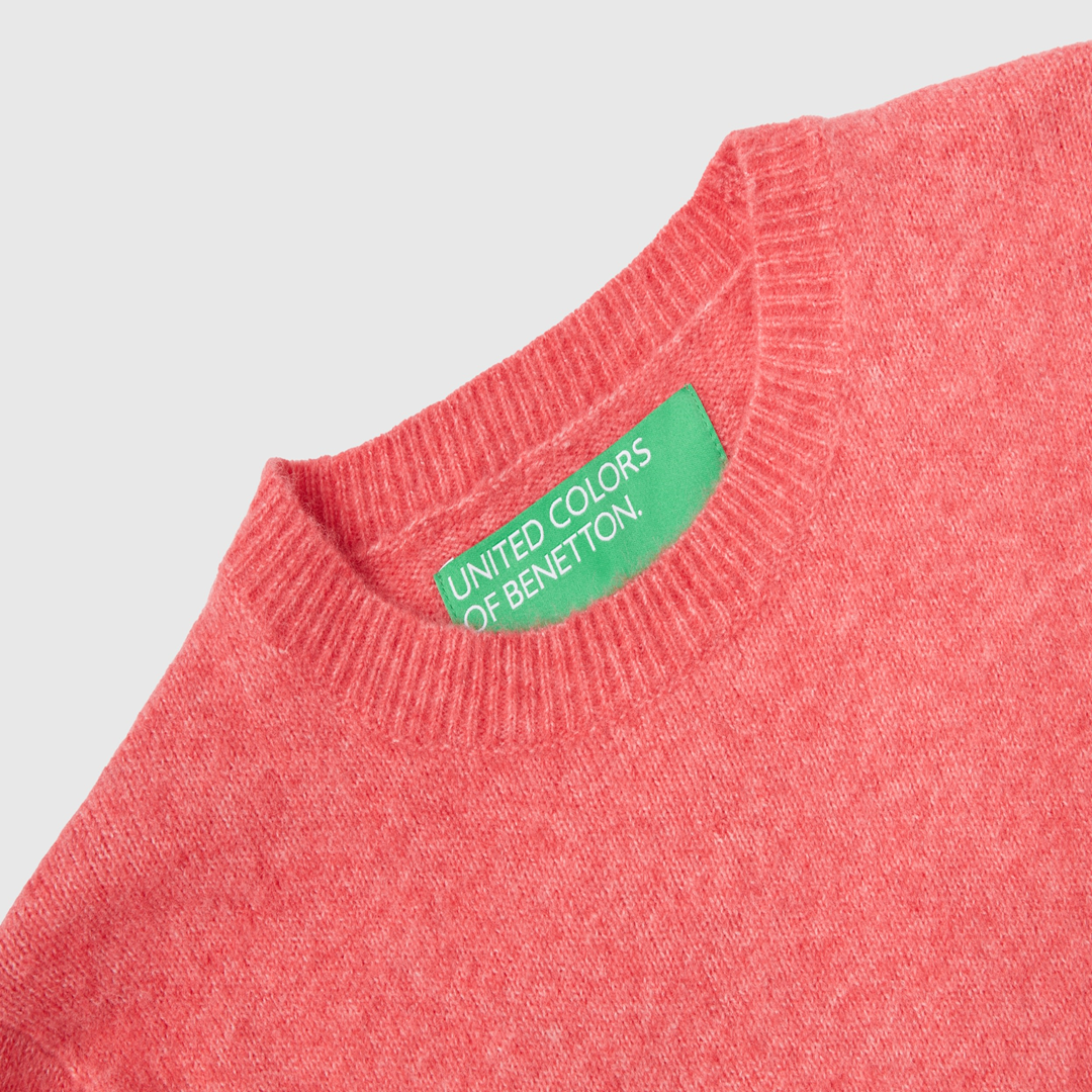 سترة مرتفعة من مزيج الصوف