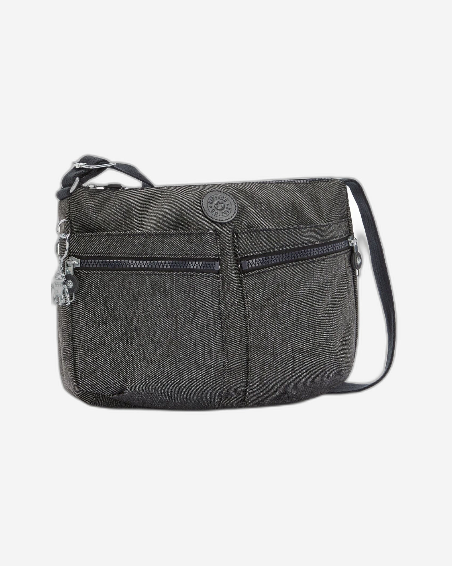 حقيبة كيبلينج إيزيلا متوسطة الحجم بلون أسود فلفلي C2I4803-78S