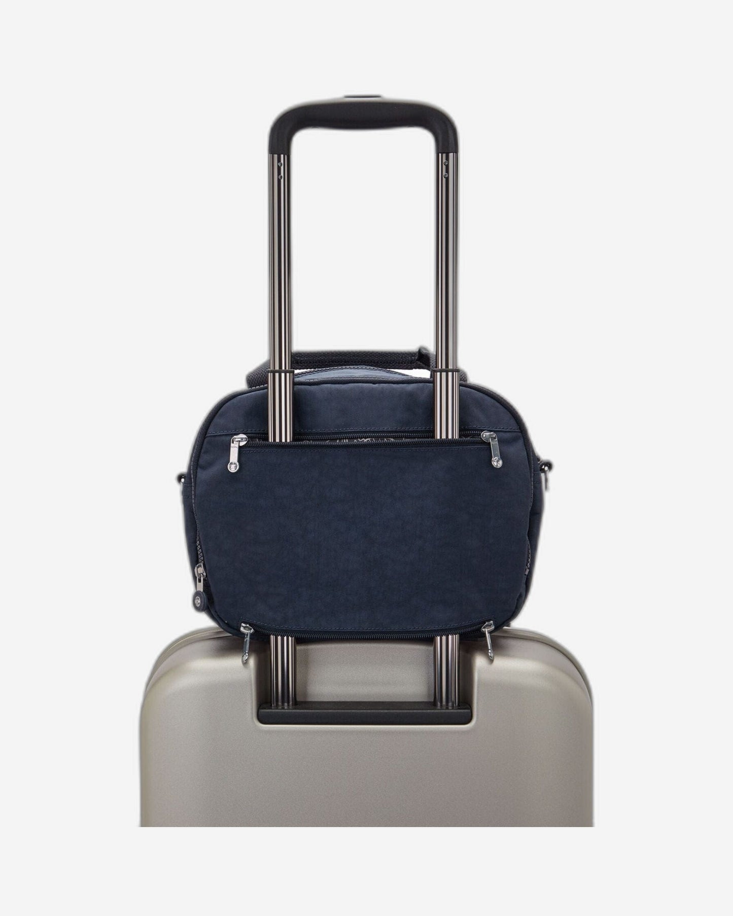 حقيبة أدوات الزينة الكبيرة Kipling Palmbeach Blue Bleu 2 مع جراب عربة C213860-96V