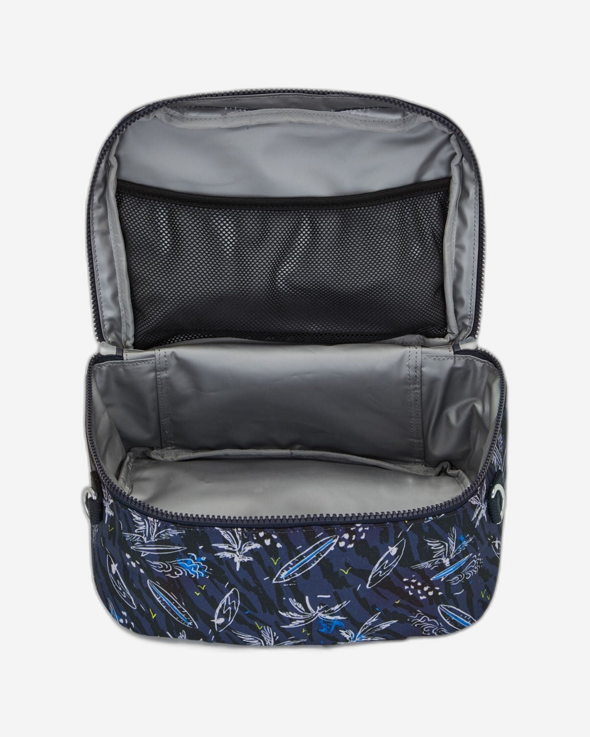 حقيبة غداء كبيرة Kipling Miyo Surf Sea Print مع جراب عربة C2I2989-Y70