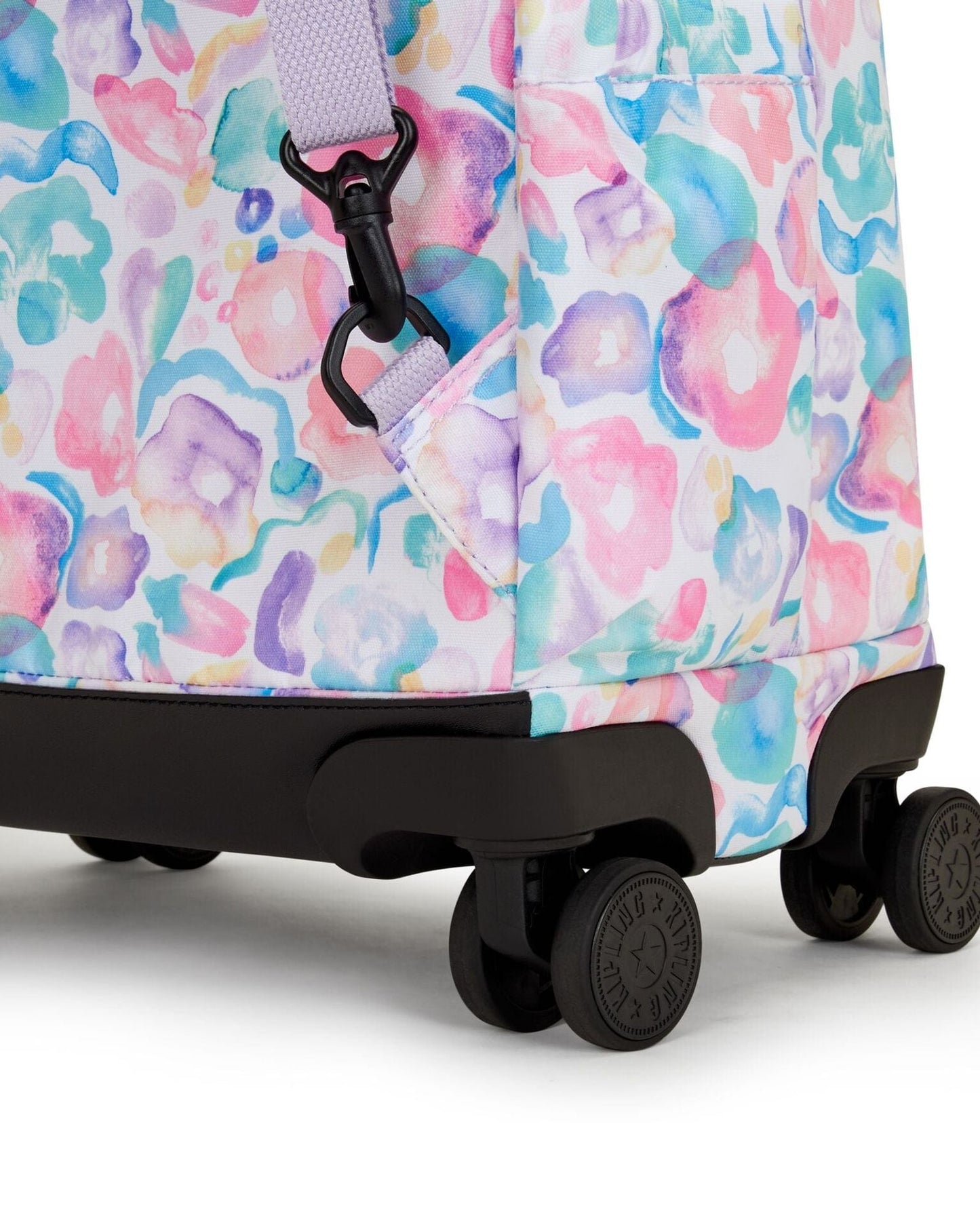 حقيبة ظهر Kipling New Zea Aqua Flowers كبيرة بعجلات C2I4674-2FW