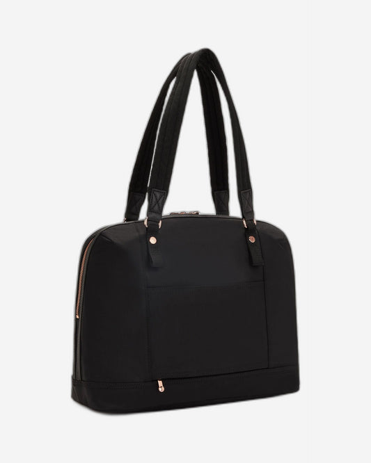 حقيبة كتف كبيرة من كيبلينج لينزا روز باللون الأسود C2I5427-53H