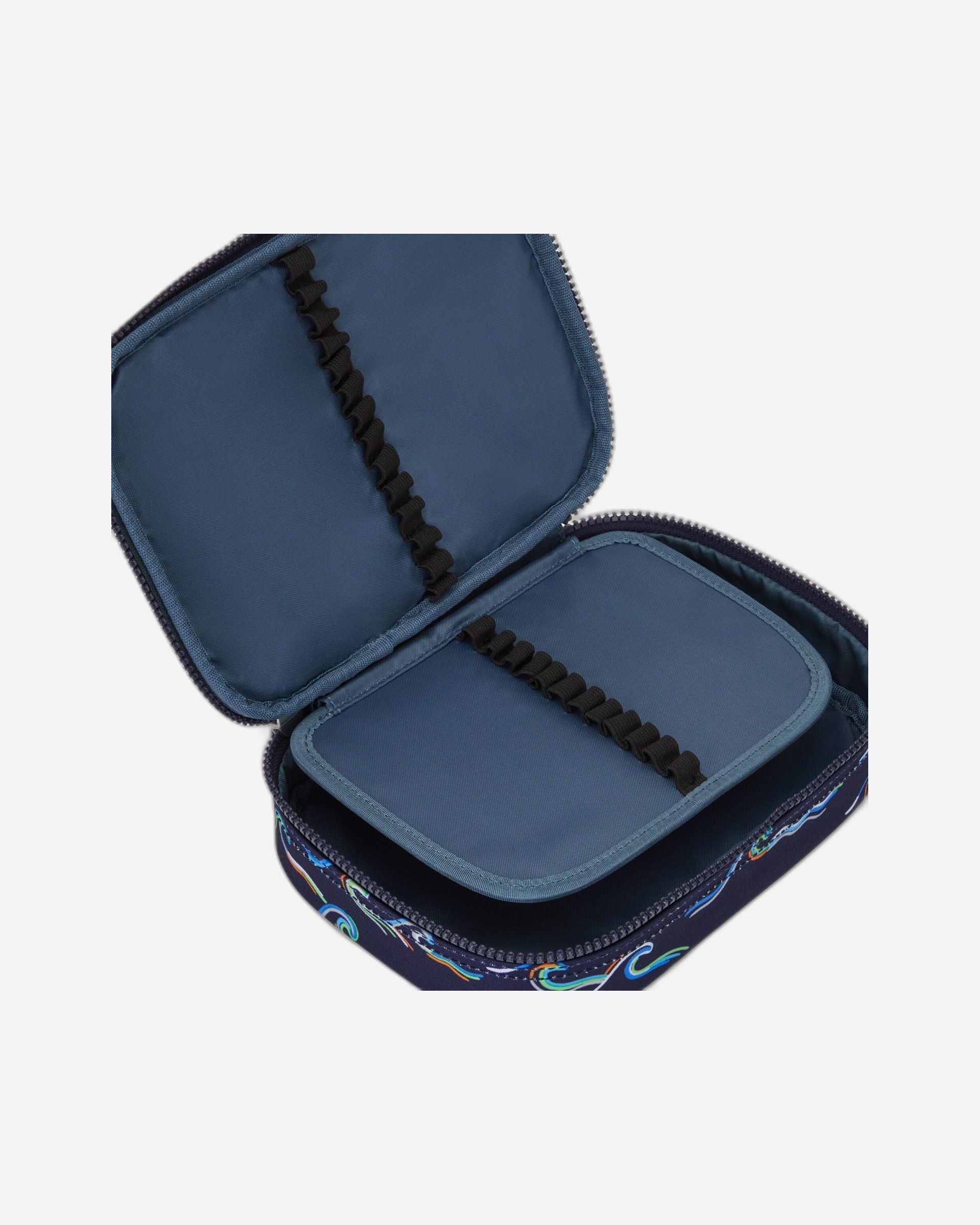 حافظة أقلام كيبلينج كبيرة بطبعة محيطية مرحة، 100 قلم، C2I6002-W92