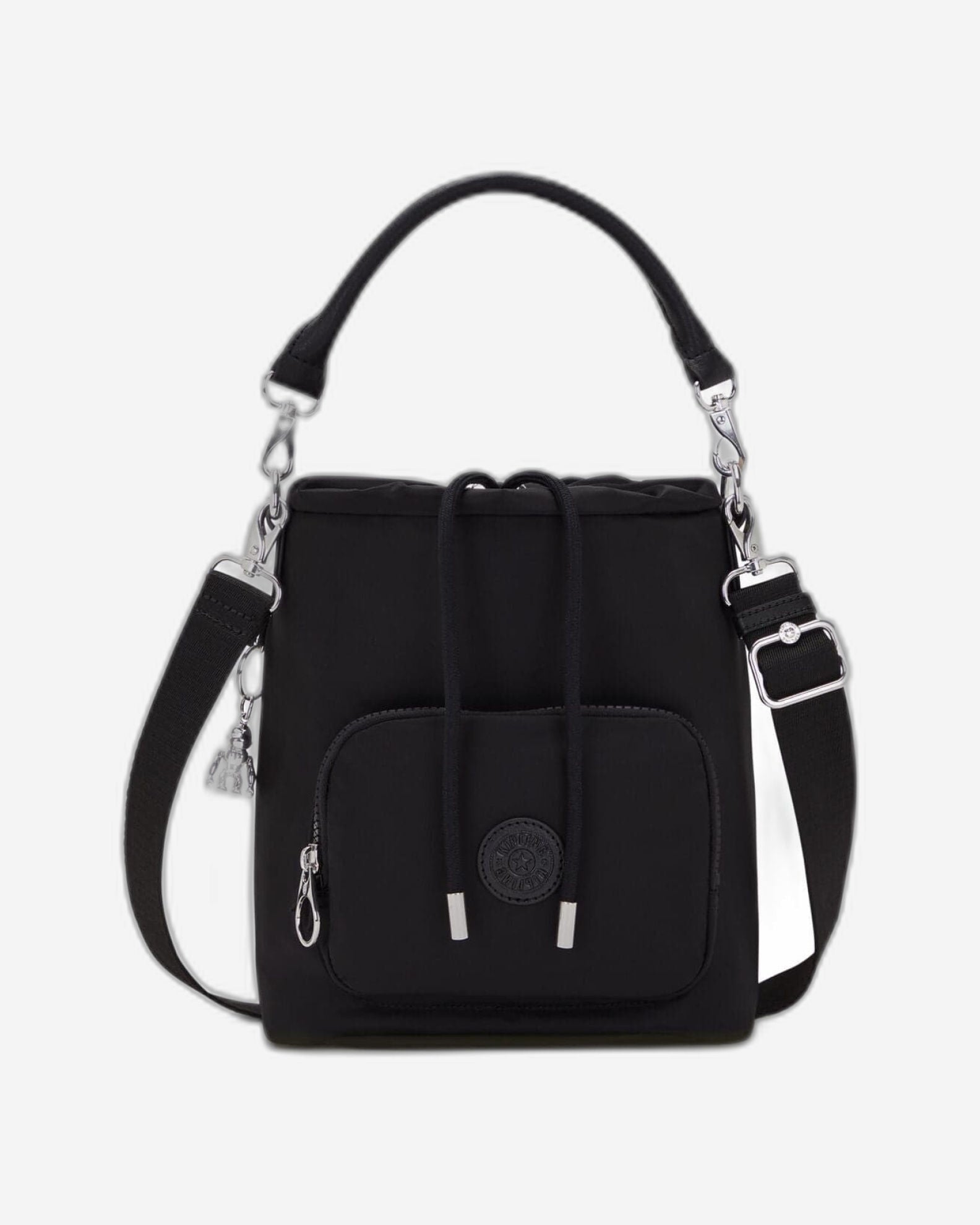 حقيبة كتف متوسطة الحجم من كيبلينج كايلا باكا، لون أسود، C2I6621-79S