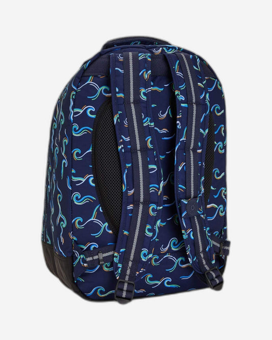 حقيبة ظهر Kipling Class Room Fun Ocean Print كبيرة C2I7090-W92