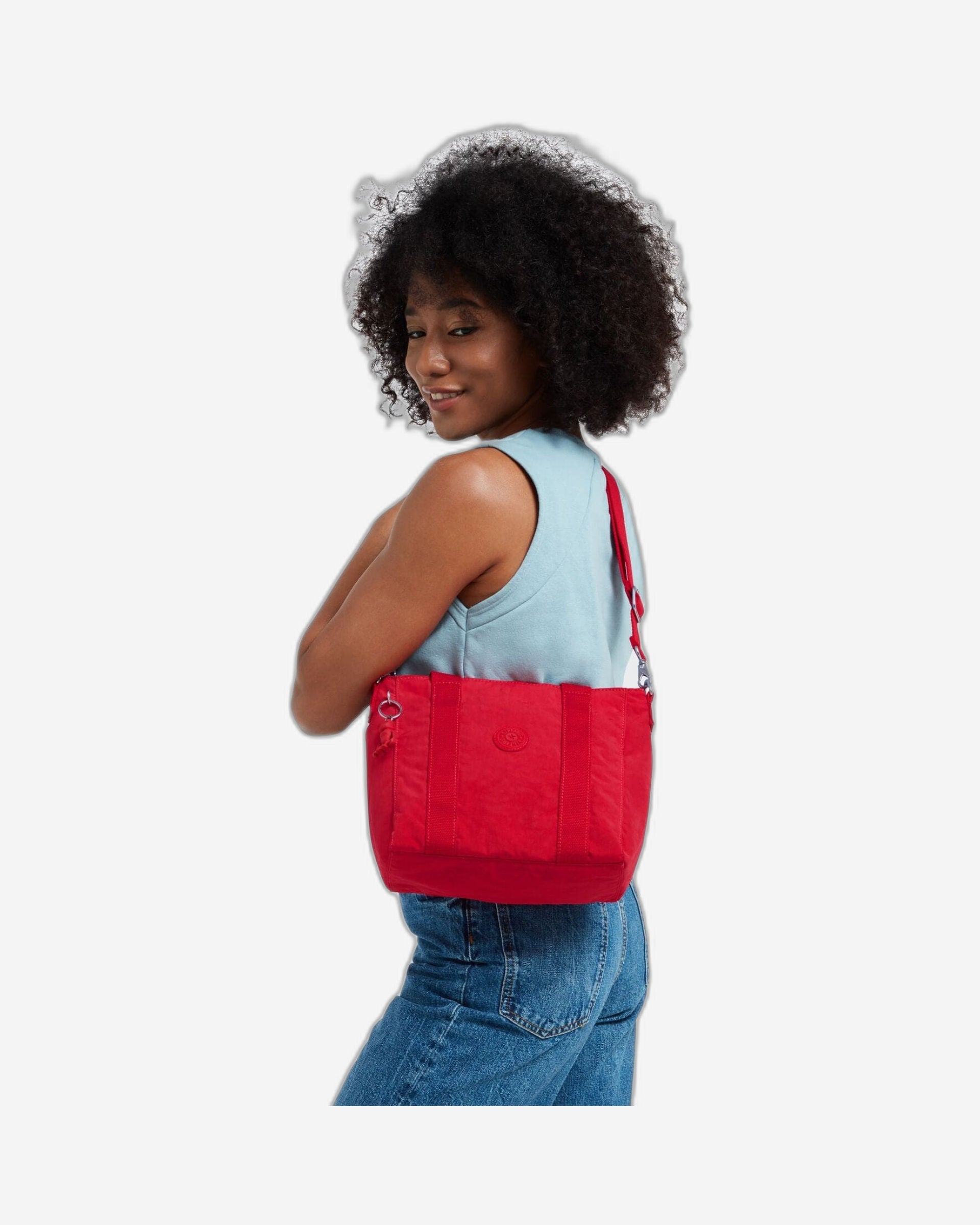 حقيبة كيبلينج أسيني صغيرة حمراء روج C2I7149-Z33