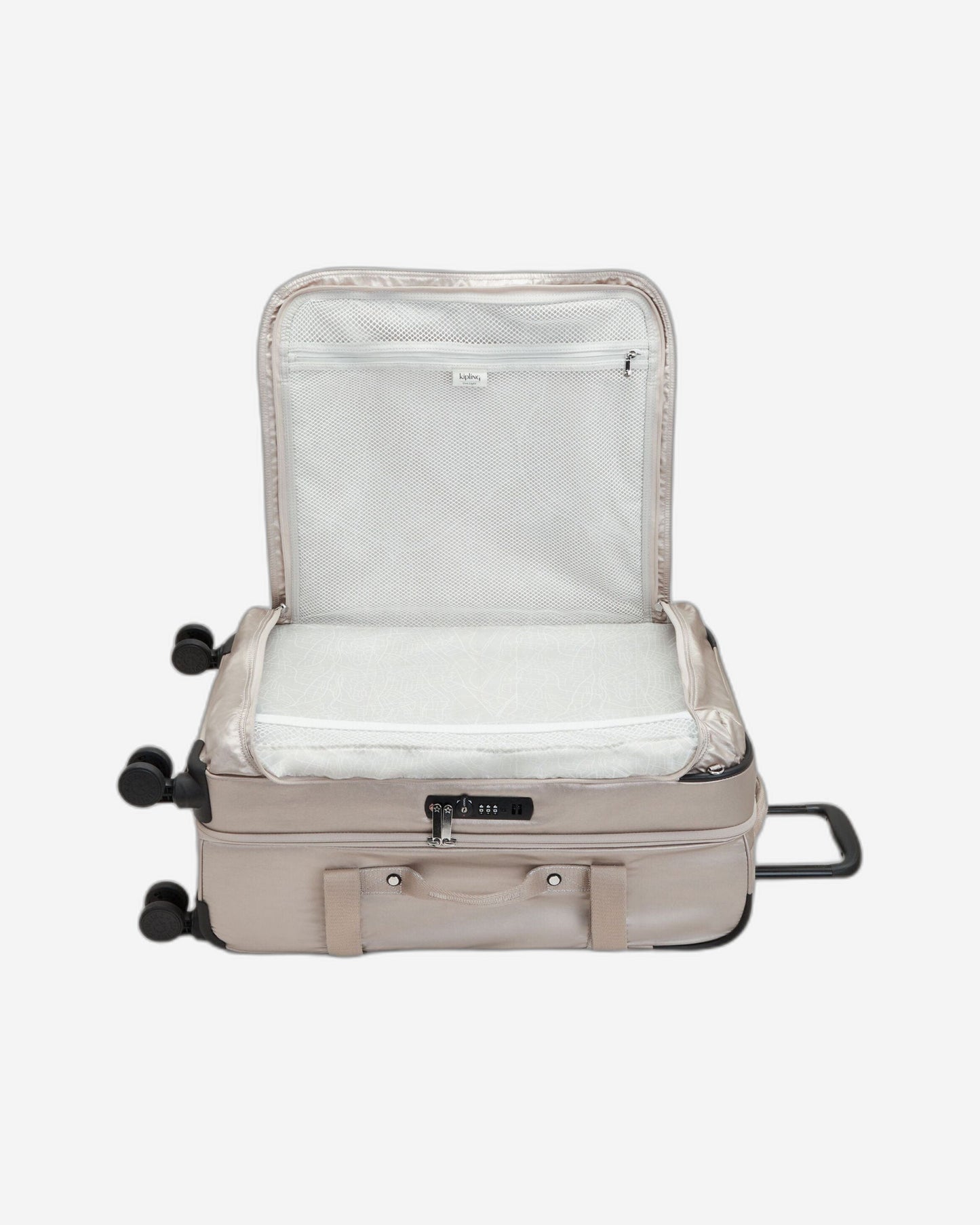 حقيبة سفر كيبلينج سبونتانيوس إم متوسطة الحجم بعجلات معدنية لامعة C2I7883-48I