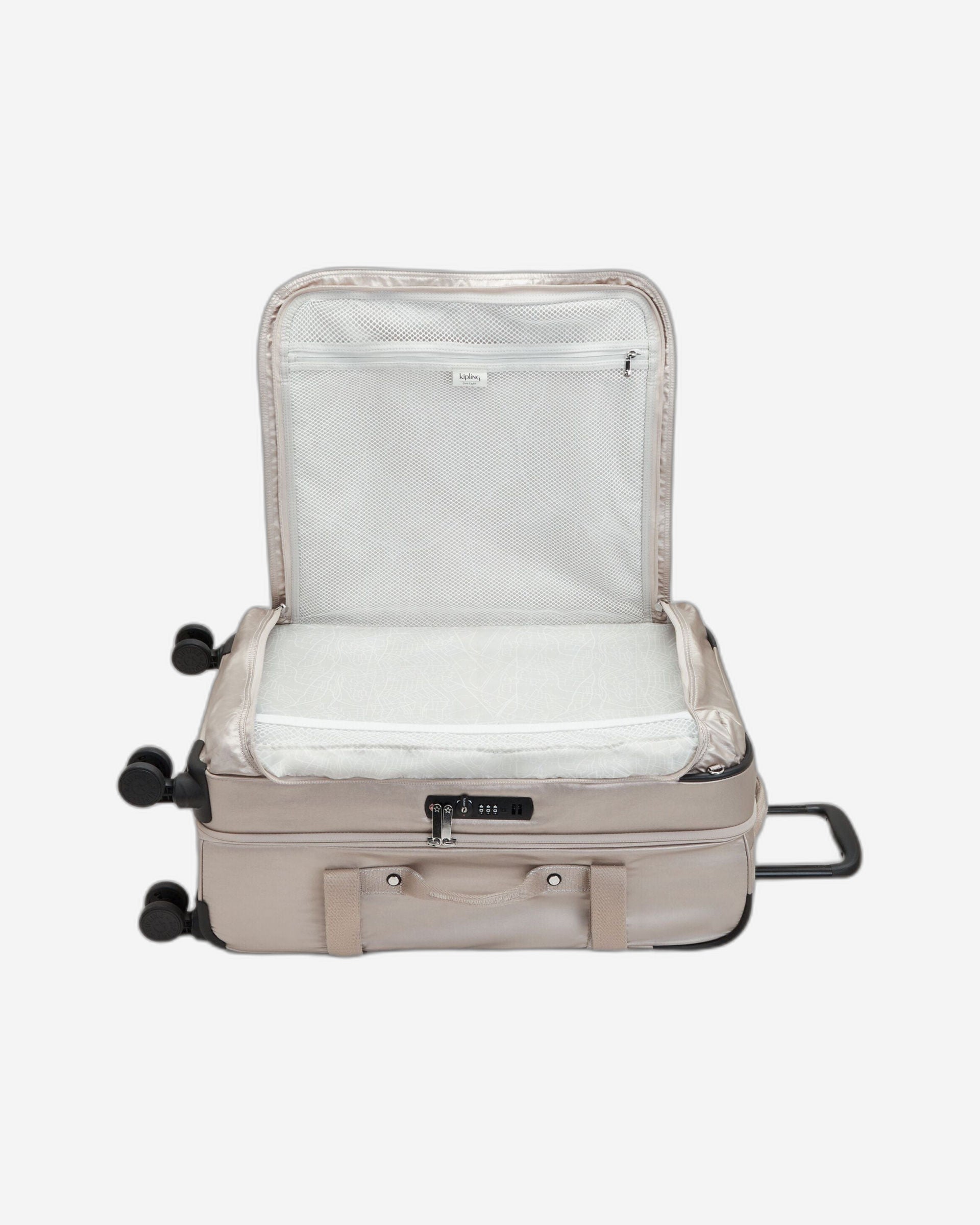 حقيبة سفر كيبلينج سبونتانيوس إم متوسطة الحجم بعجلات معدنية لامعة C2I7883-48I