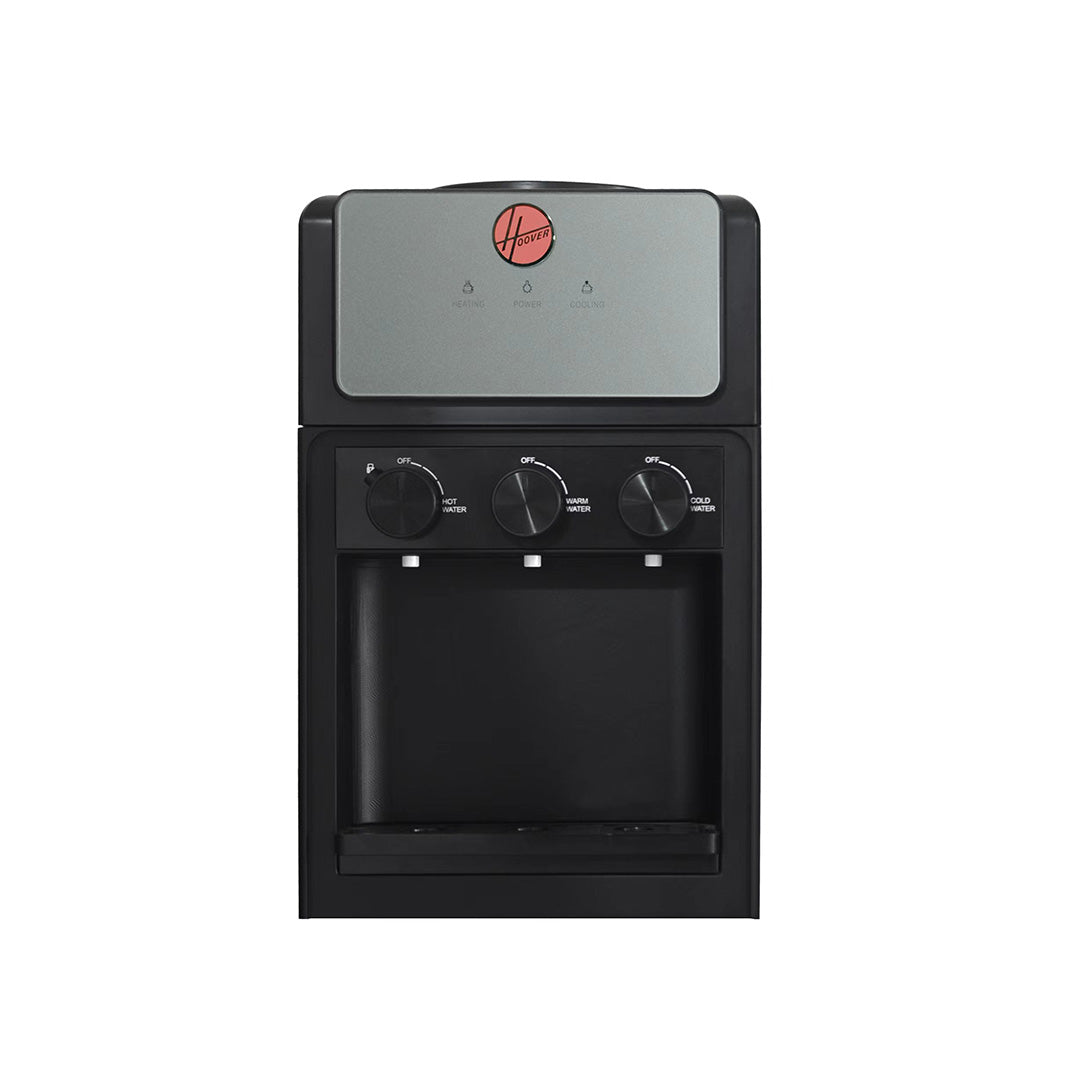 موزع مياه هوفر المكتبي مزود بفوهات للماء الساخن والبارد والبارد.