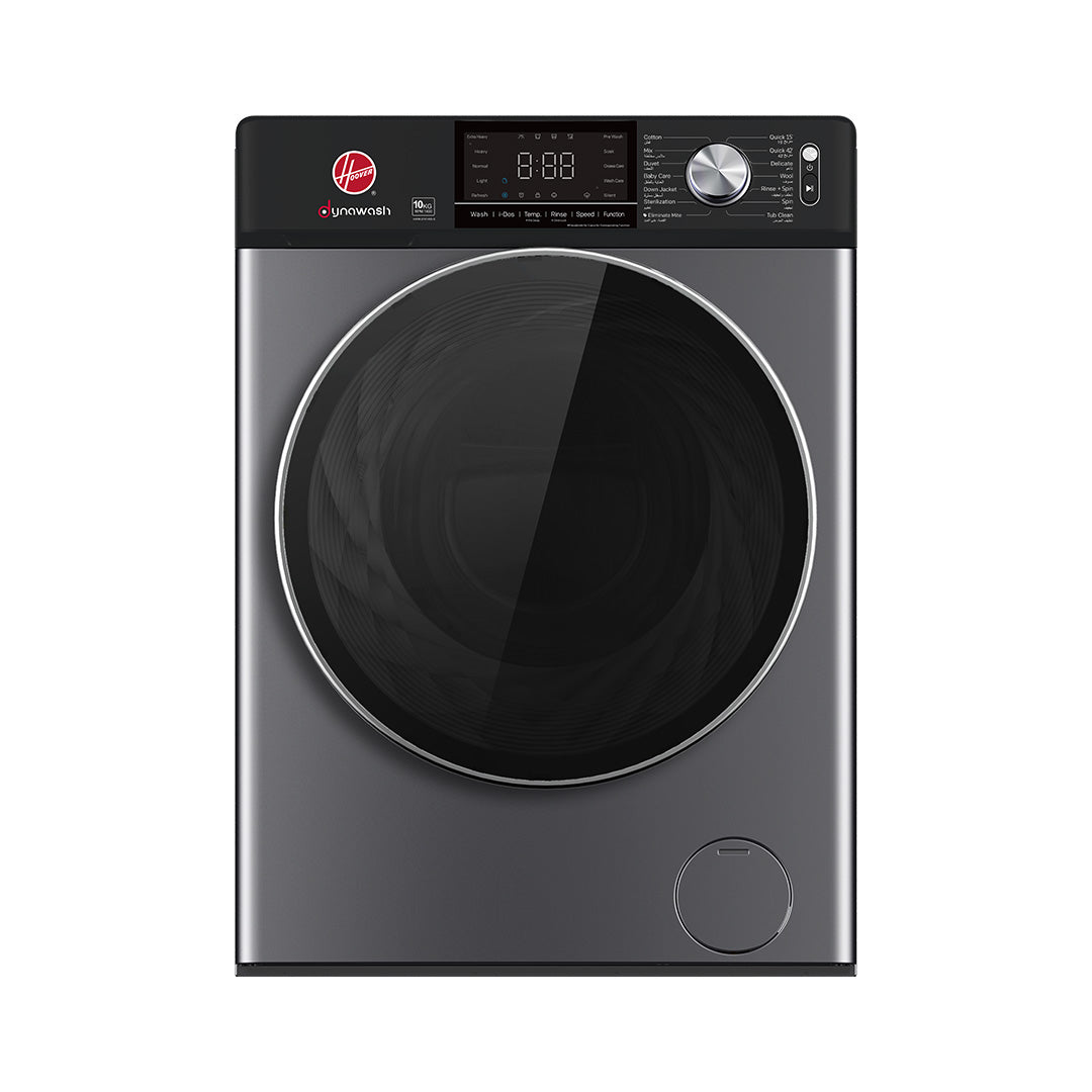 غسالة هوفر ذات التحميل الأمامي المباشر سعة 10 كجم