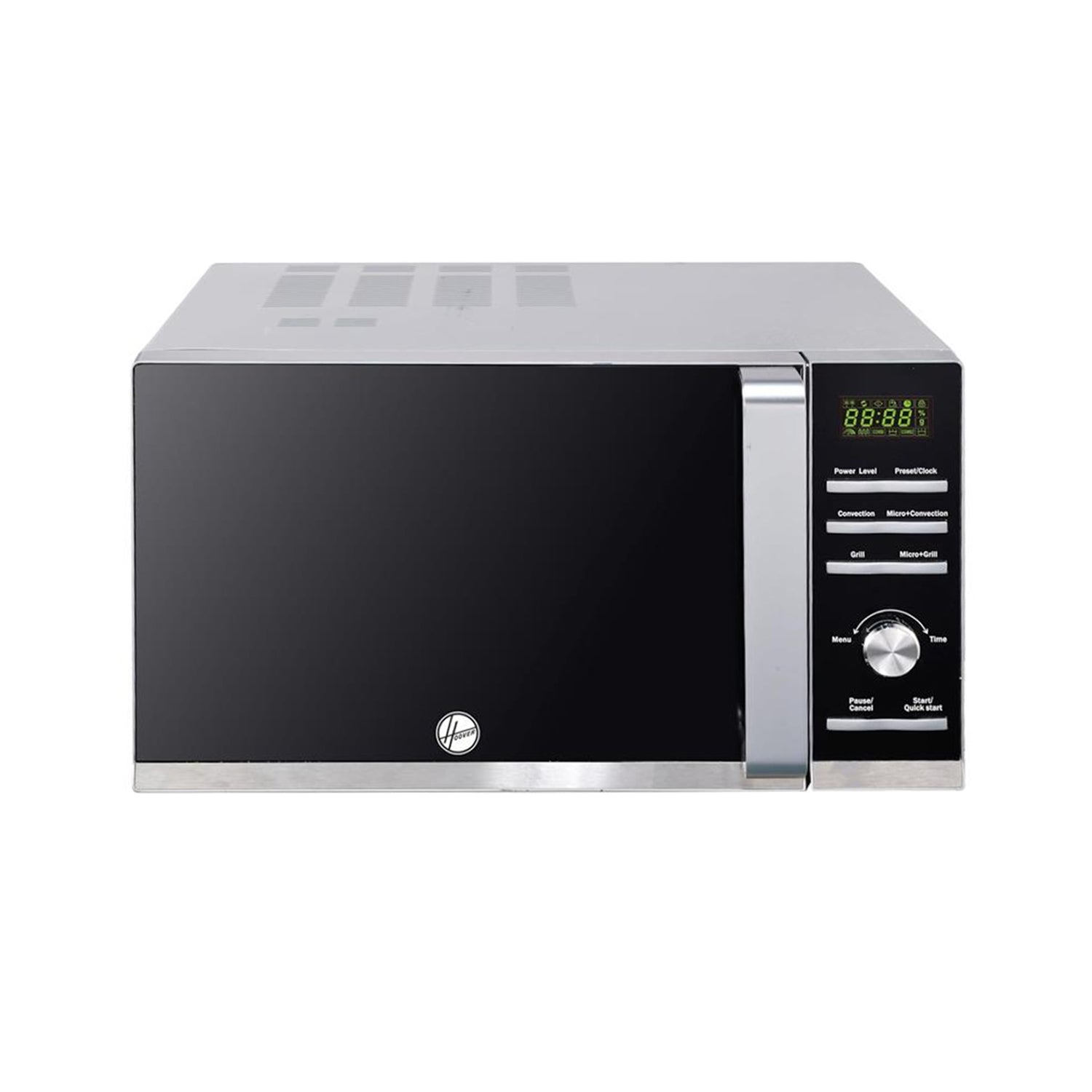 فرن ميكروويف رقمي من هوفر سعة 30 لترًا مزود بخاصية الحمل الحراري والشواية