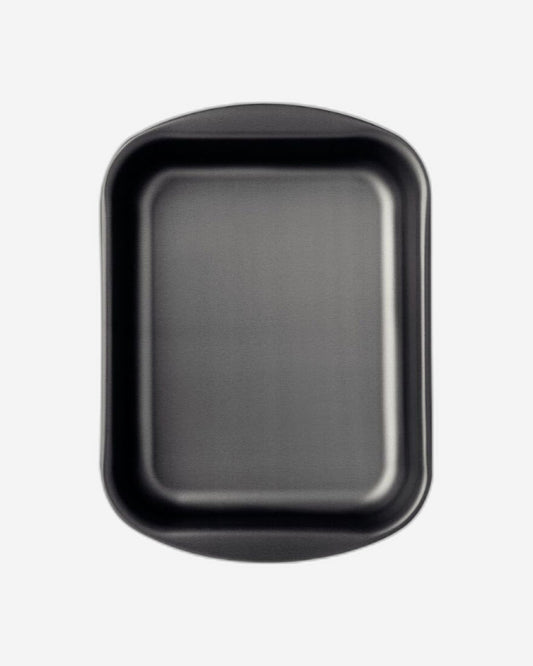 صينية تحميص عميقة من الألومنيوم من ترامونتينا برازيل، مطلية من الداخل والخارج بطبقة ستارفلون ماكس غير لاصقة، لون جرافيت، 22 سم، 1.9 لتر