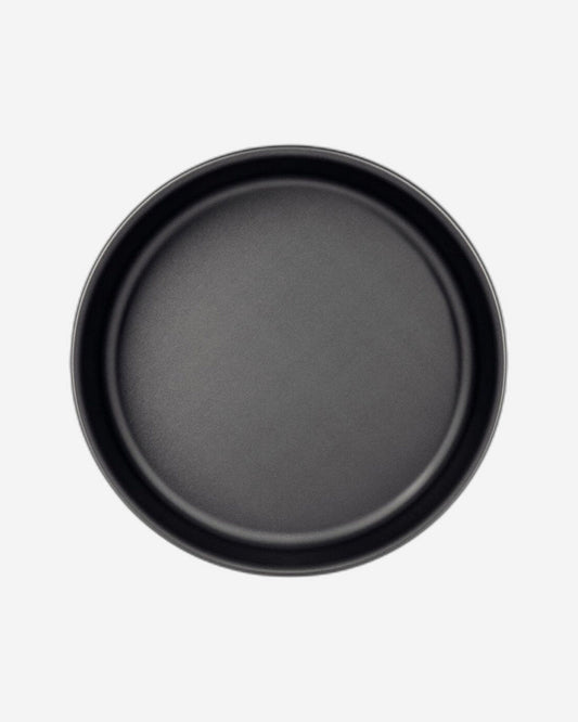 صينية خبز دائرية من الألومنيوم من ترامونتينا برازيل، مطلية من الداخل والخارج بطبقة ستارفلون ماكس غير لاصقة، لون جرافيت، 26 سم، 2.4 لتر